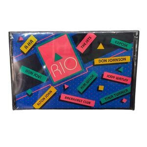 Rock'n Rio Cassette 1988 A-HA Bon Jovi Expose Kim Wilde Elton John NEW Sealed